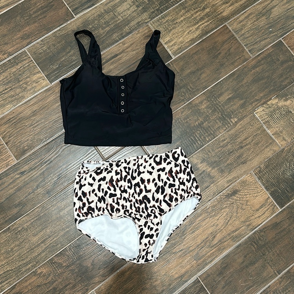 Never worn two piece bathing suit
